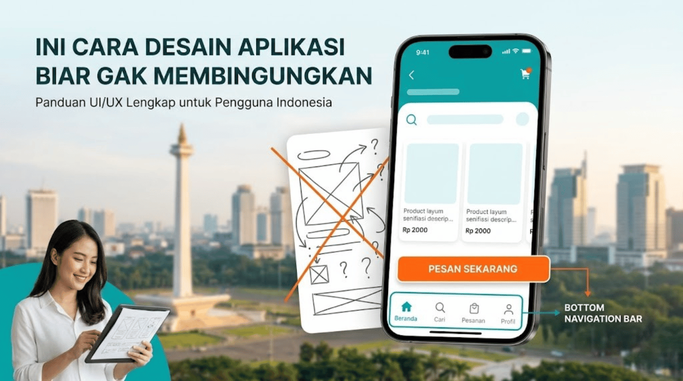Ini Cara Desain Aplikasi Biar Gak Membingungkan