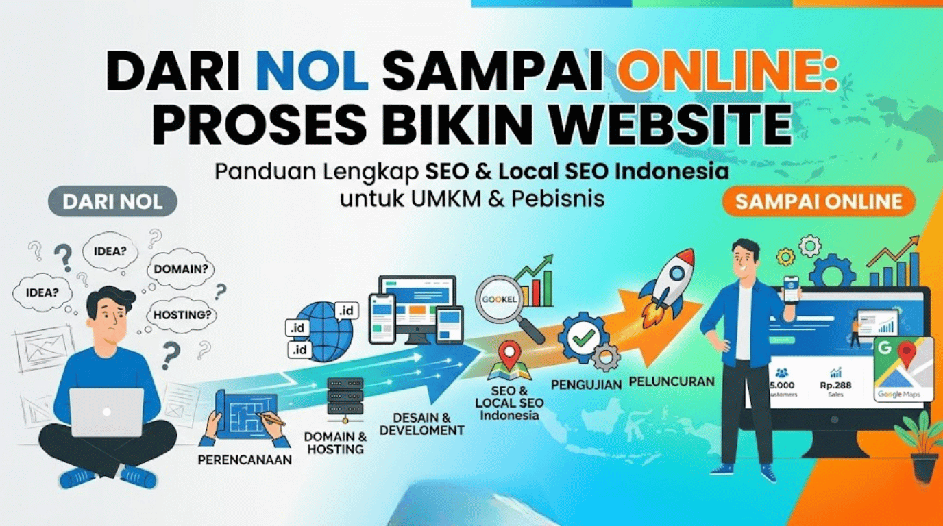 Dari Nol Sampai Online: Proses Bikin Website
