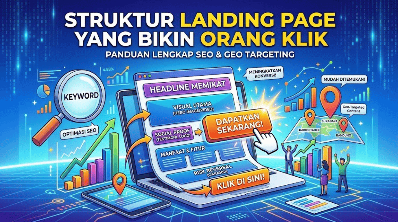 Struktur Landing Page yang Bikin Orang Klik