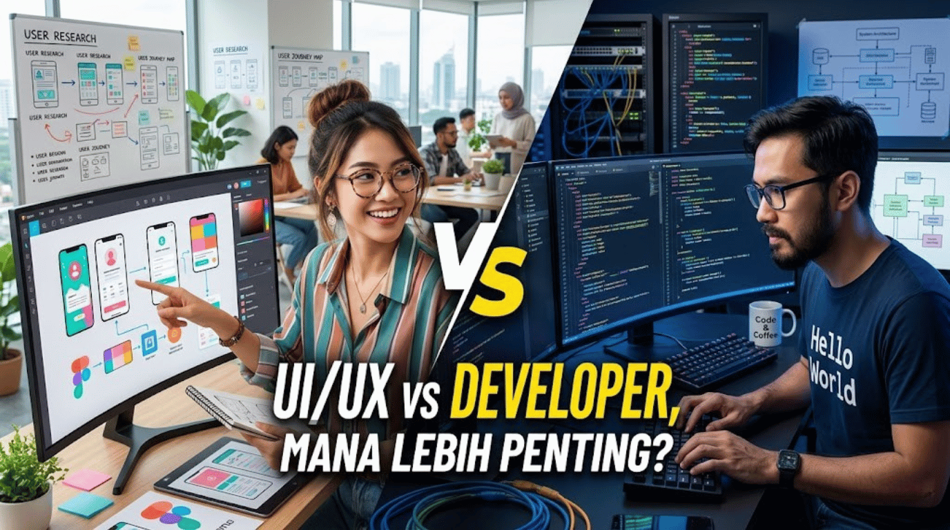 UI/UX vs Developer, Mana Lebih Penting?