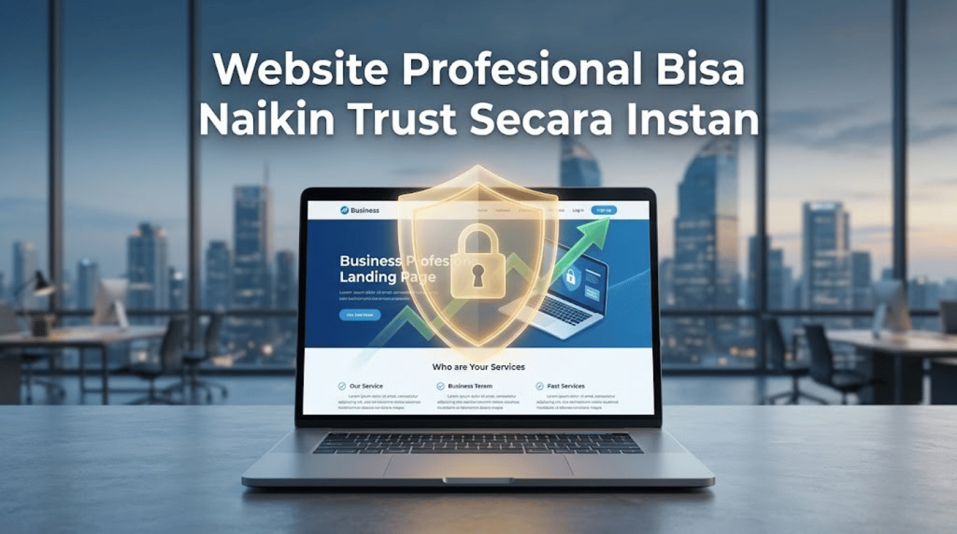 Website Profesional Bisa Naikin Trust Secara Instan