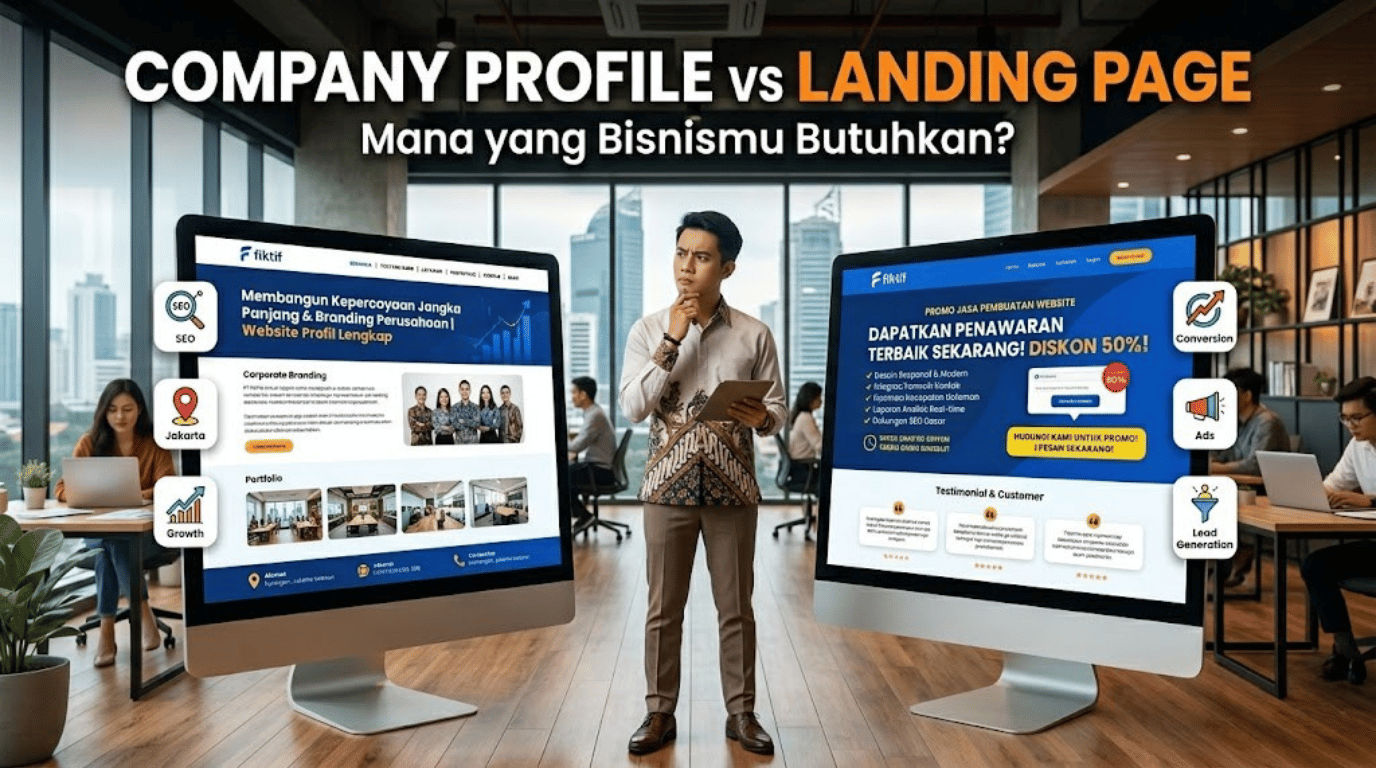 Company Profile vs Landing Page, Mana yang Kamu Butuh?