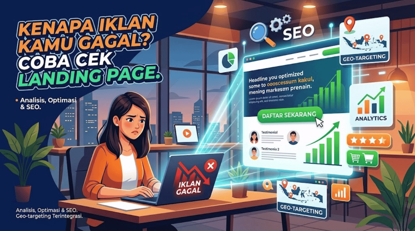 Kenapa Iklan Kamu Gagal? Coba Cek Landing Page