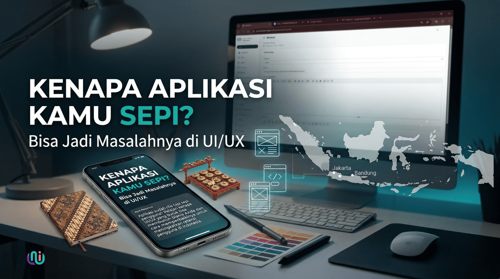 Kenapa Aplikasi Kamu Sepi? Bisa Jadi Masalahnya di UI/UX