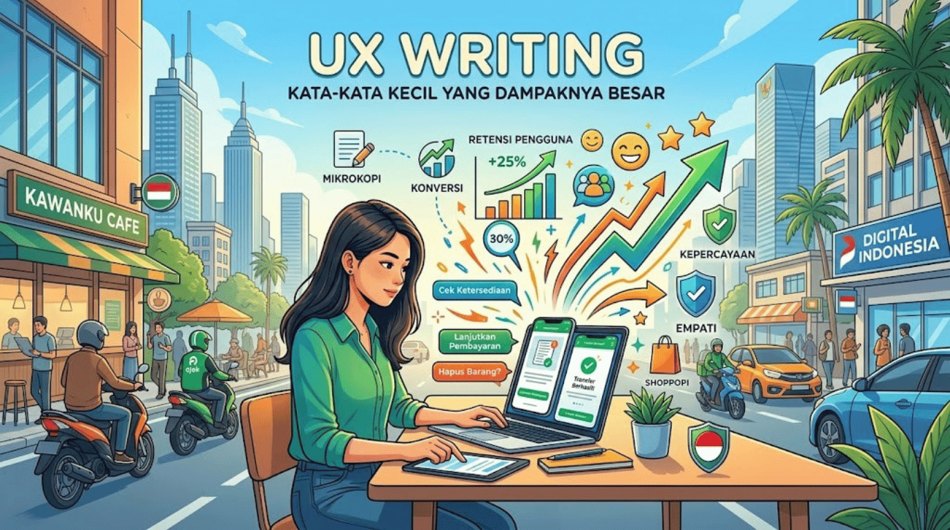 UX Writing: Kata-Kata Kecil yang Dampaknya Besar