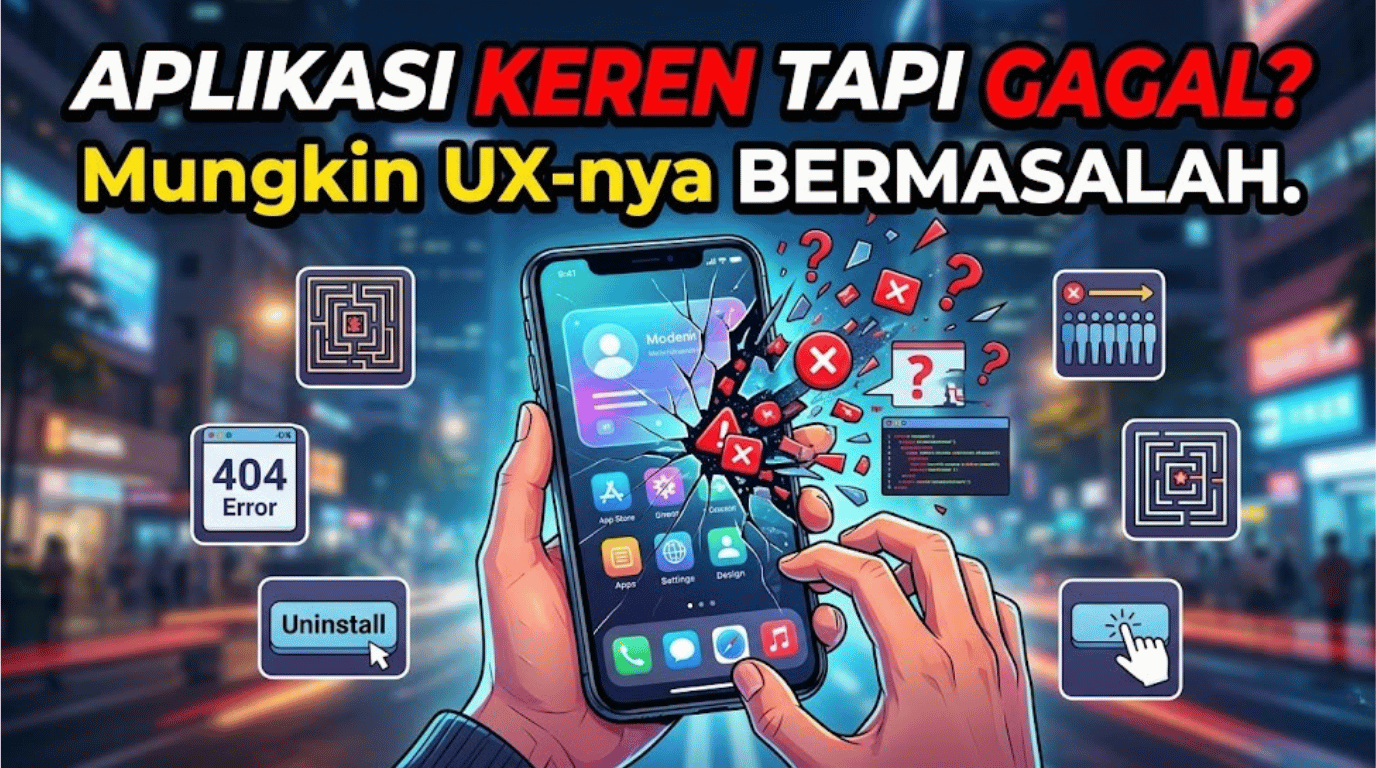 Aplikasi Keren Tapi Gagal? Mungkin UX-nya Bermasalah