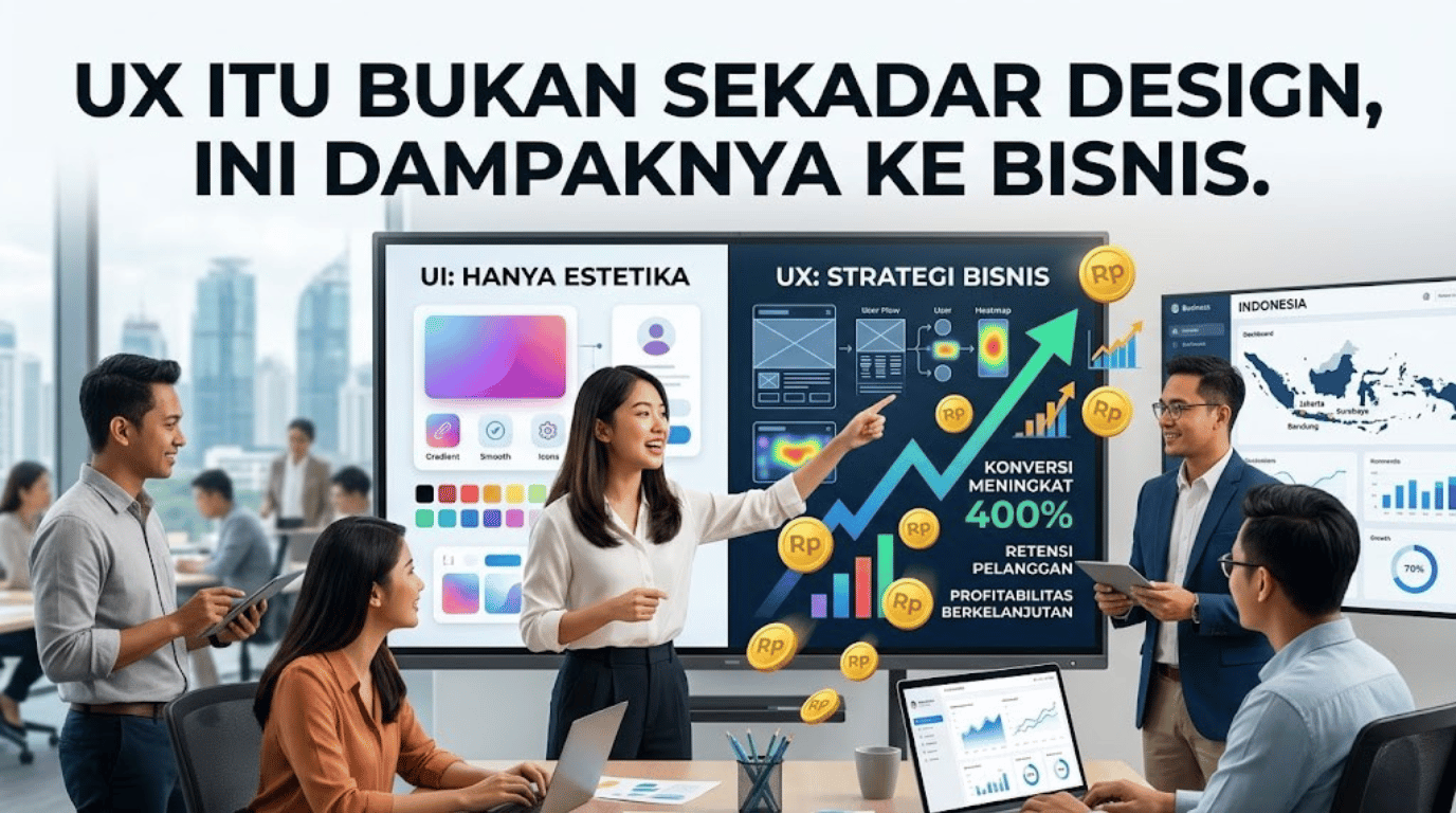 UX Itu Bukan Sekadar Design, Ini Dampaknya ke Bisnis