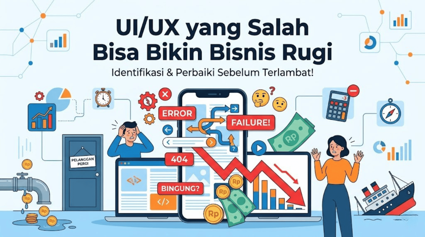 UI/UX yang Salah Bisa Bikin Bisnis Rugi