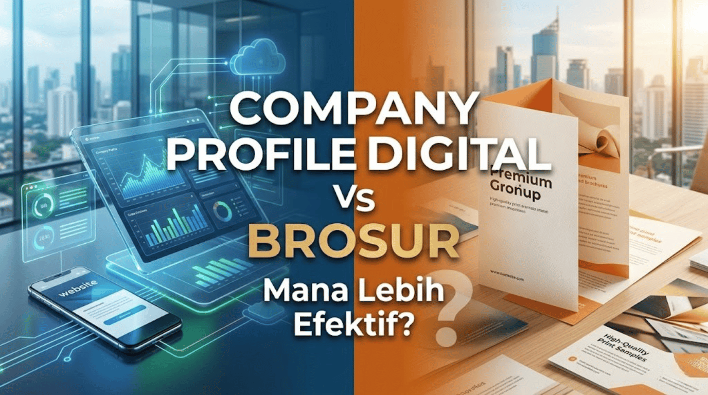 Company Profile Digital vs Brosur, Mana Lebih Efektif?