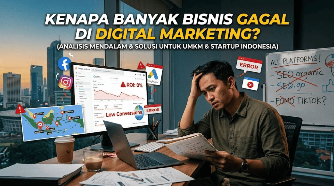 Kenapa Banyak Bisnis Gagal di Digital Marketing