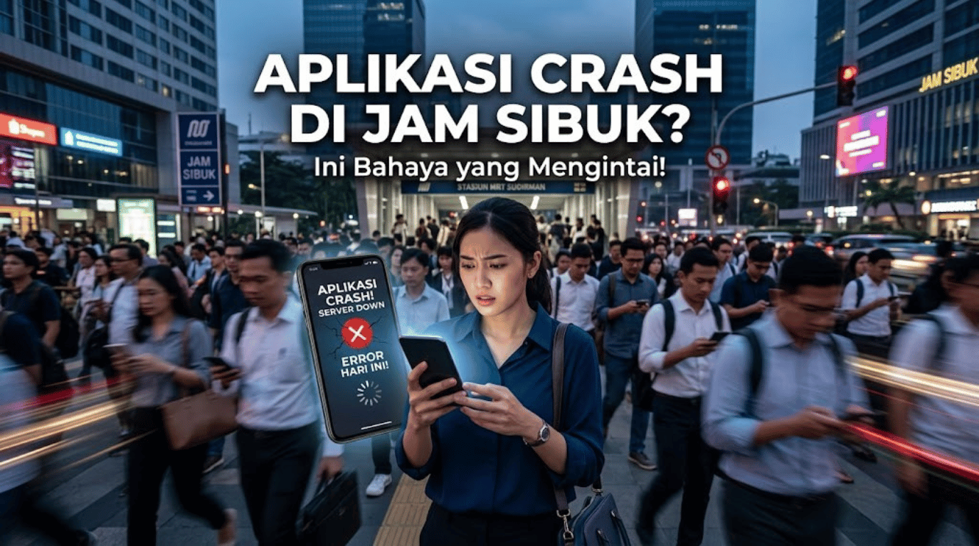 Aplikasi Crash di Jam Sibuk? Ini Bahaya