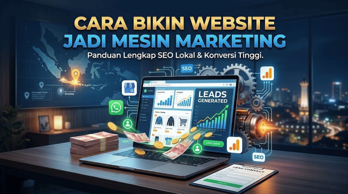 Cara Bikin Website Jadi Mesin Marketing