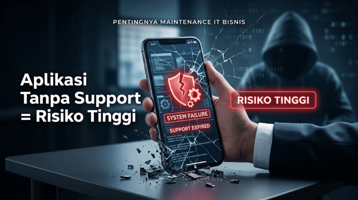 Aplikasi Tanpa Support = Risiko Tinggi