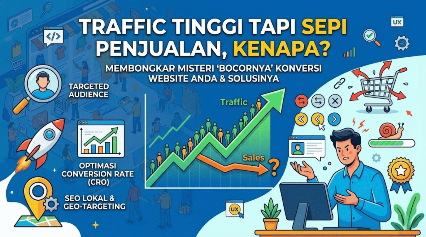 Traffic Tinggi Tapi Sepi Penjualan, Kenapa?